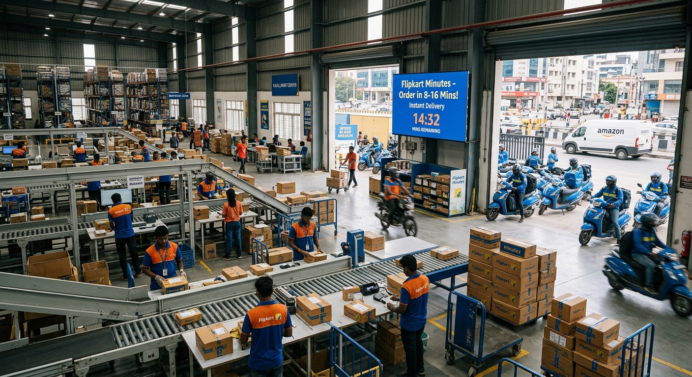 Flipkart Boosts Fast Delivery Services as Walmart Steps Up Competition Against Amazon in India!