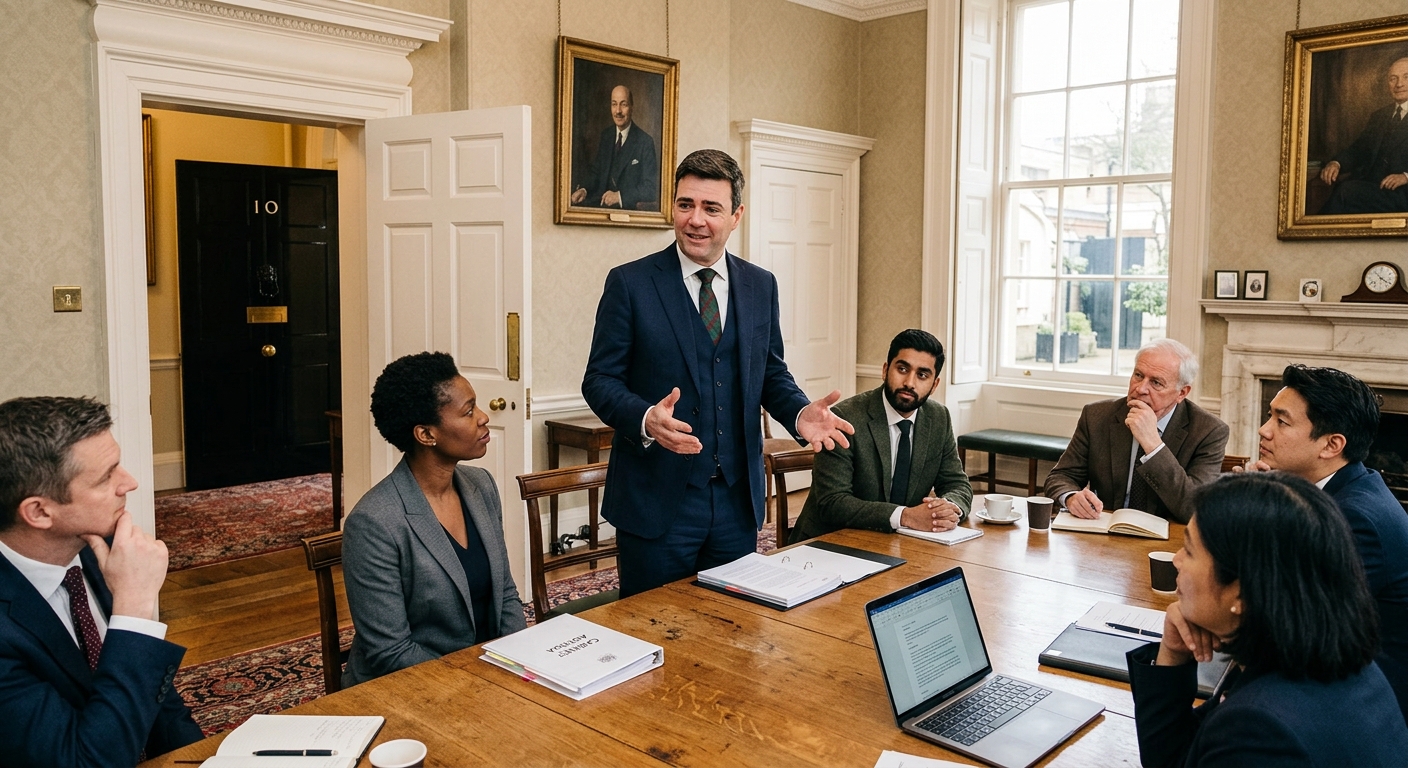 Burnham Prepares to Unveil His Cabinet as He Steps into the Role of Prime Minister This Monday!