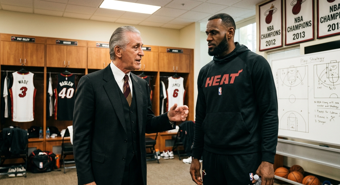 Pat Riley Opens Up About His Conversations with LeBron James!