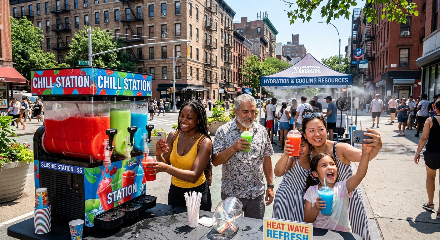 How This Slushie Machine Became My Ultimate Survival Tool During NYCs Heat Wave!