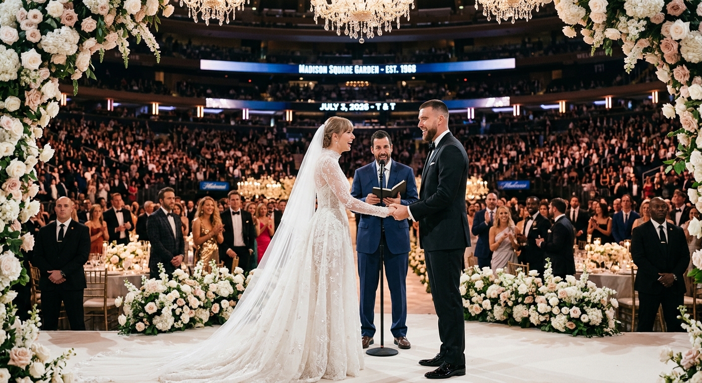 Taylor Swift and Travis Kelce Tie the Knot in a Spectacular Madison Square Garden Ceremony!